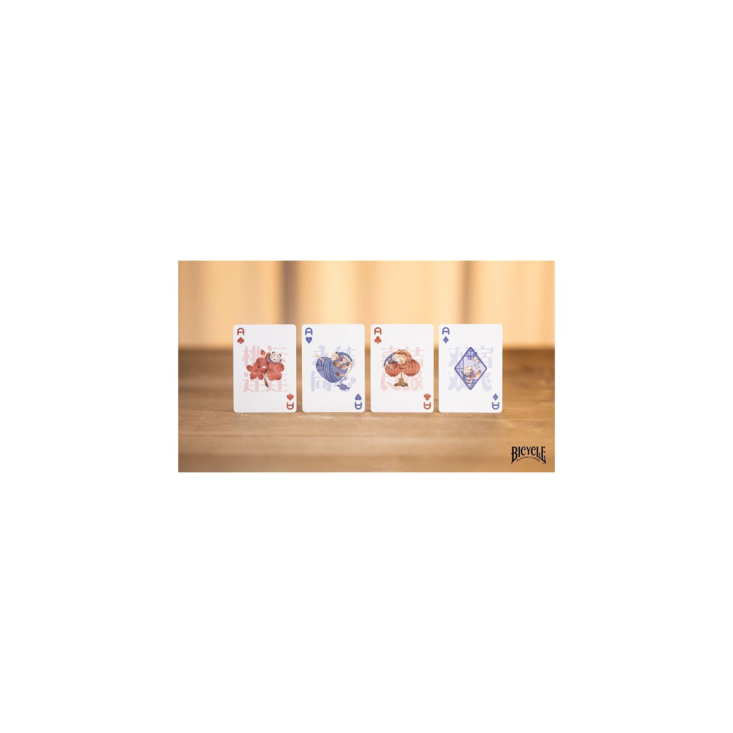 Bicycle Mascot (Tiger Sniffs the Rose) Playing Cards