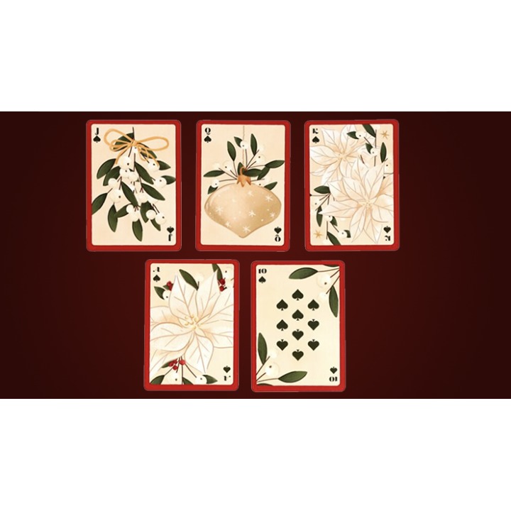 Christmas Botanicals Playing Cards by Puckator UK