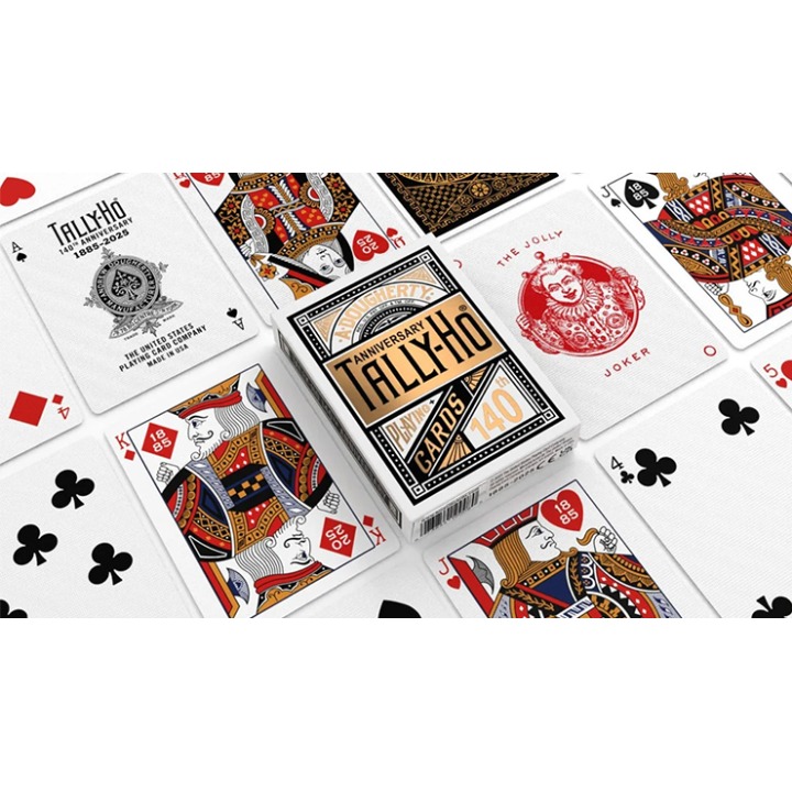 Tally Ho 140th Anniversary (Metaluxe) Playing Cards by US Playing Card