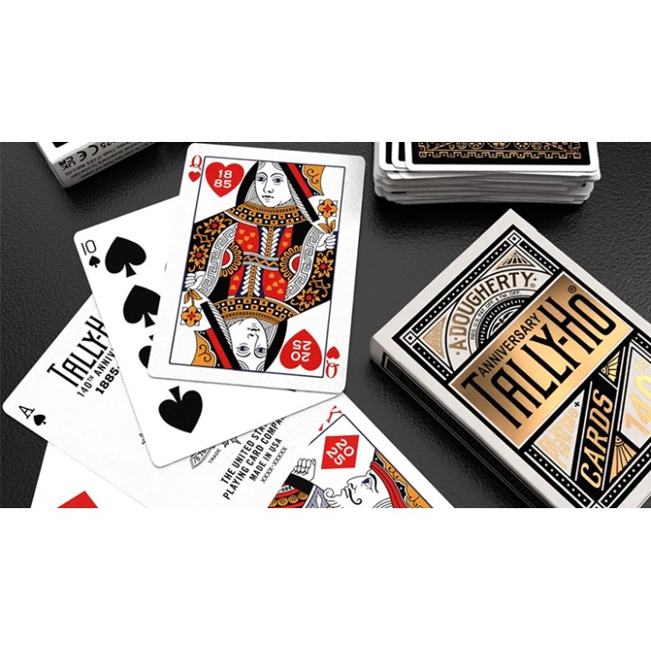Tally Ho 140th Anniversary (Metaluxe) Playing Cards by US Playing Card