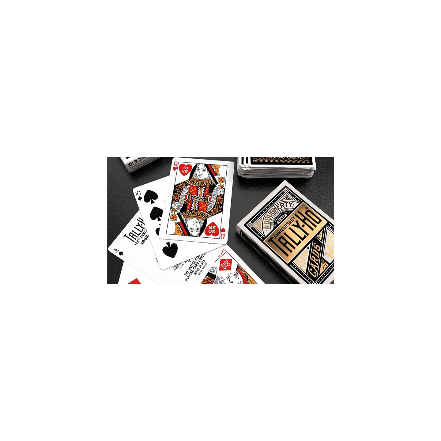 Tally Ho 140th Anniversary (Metaluxe) Playing Cards by US Playing Card