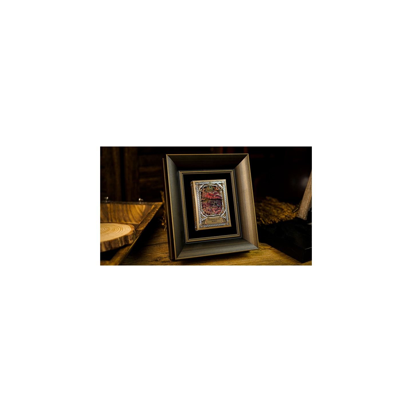 Vermilion Bird Luxury Frame by Ark Playing Cards
