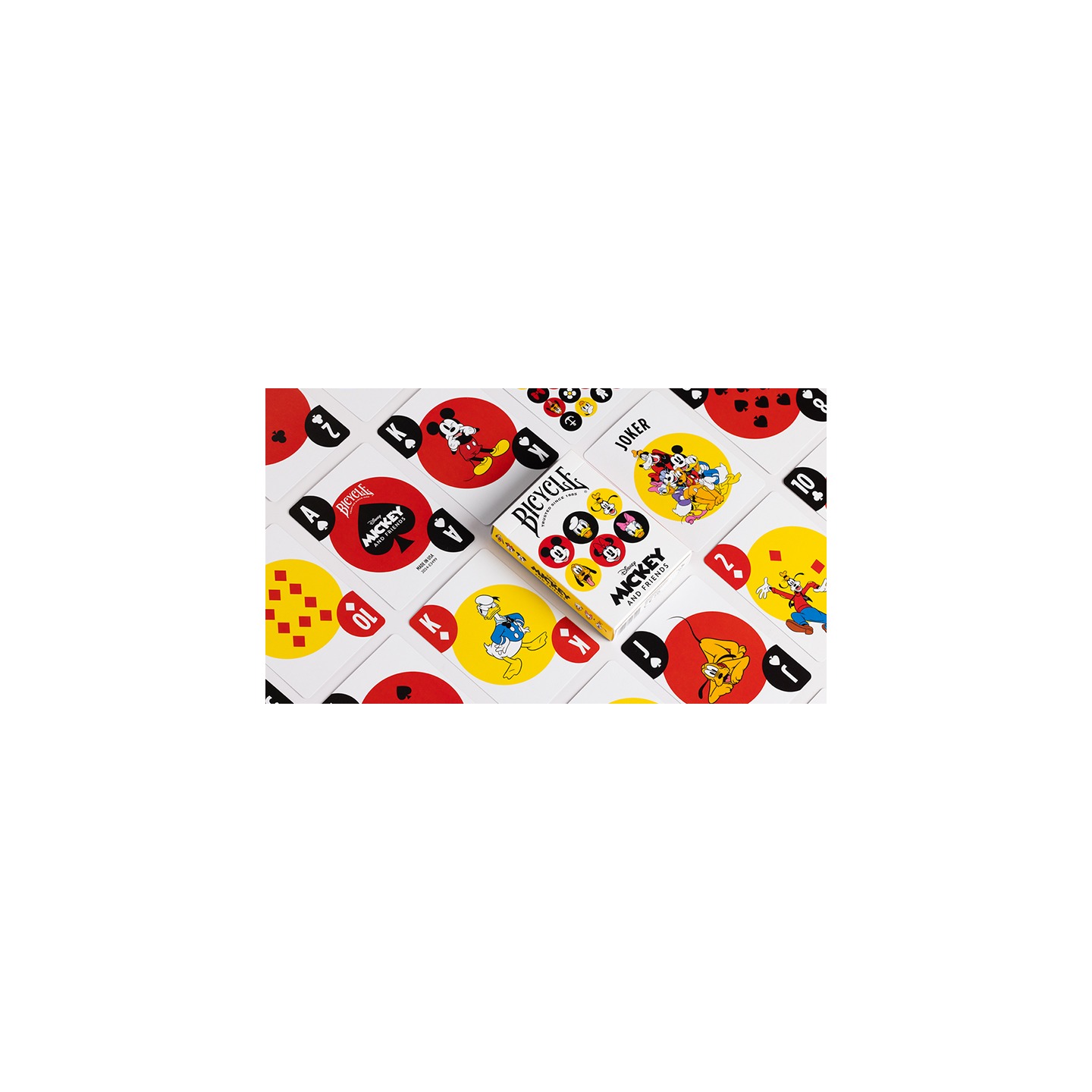 Bicycle Mickey and Friends Playing Card by US Playing Cards