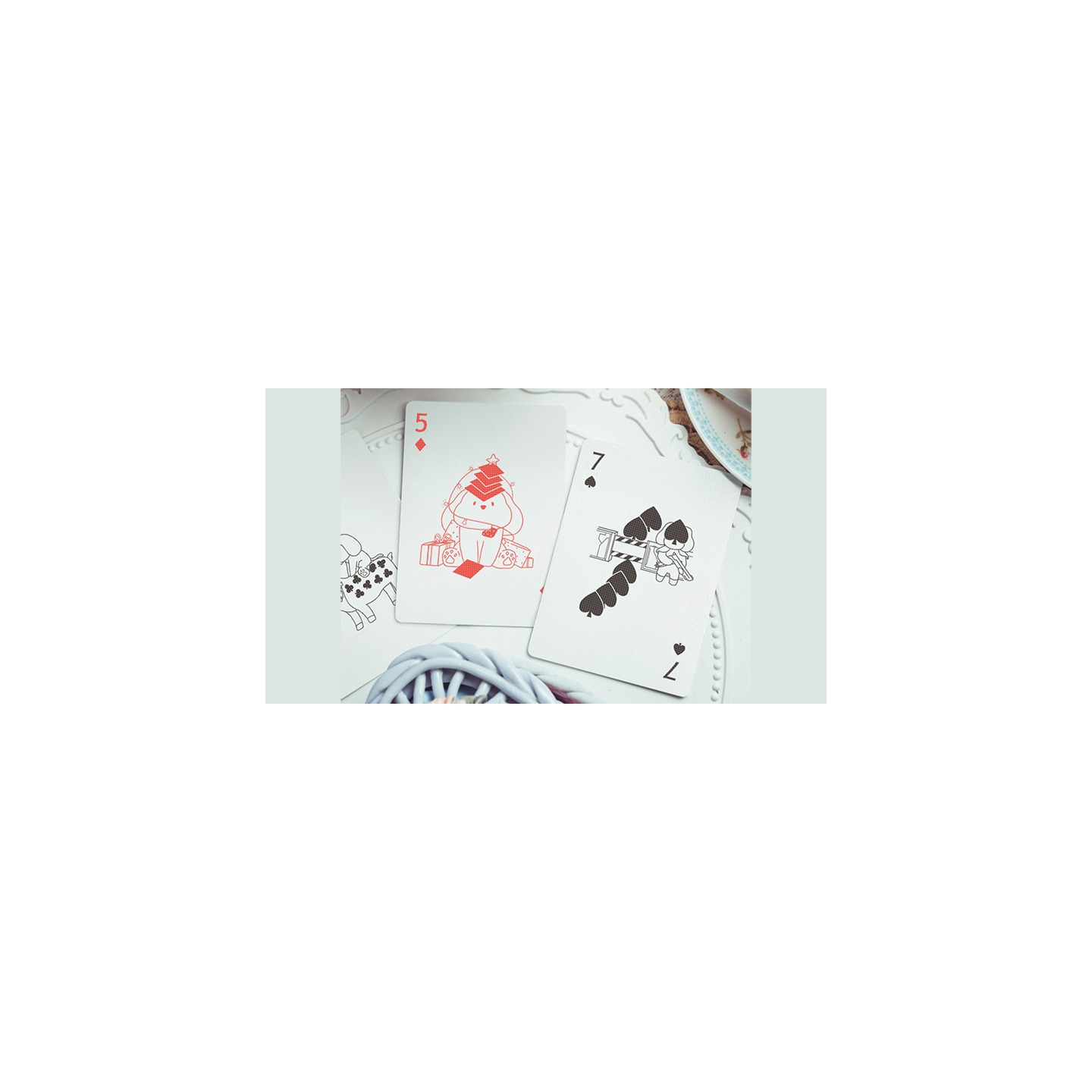 Puppy Diary - Green Limited Edition Playing Cards by