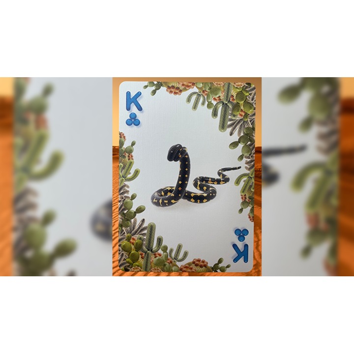 Gilded Bicycle Balloon Desert Playing Cards