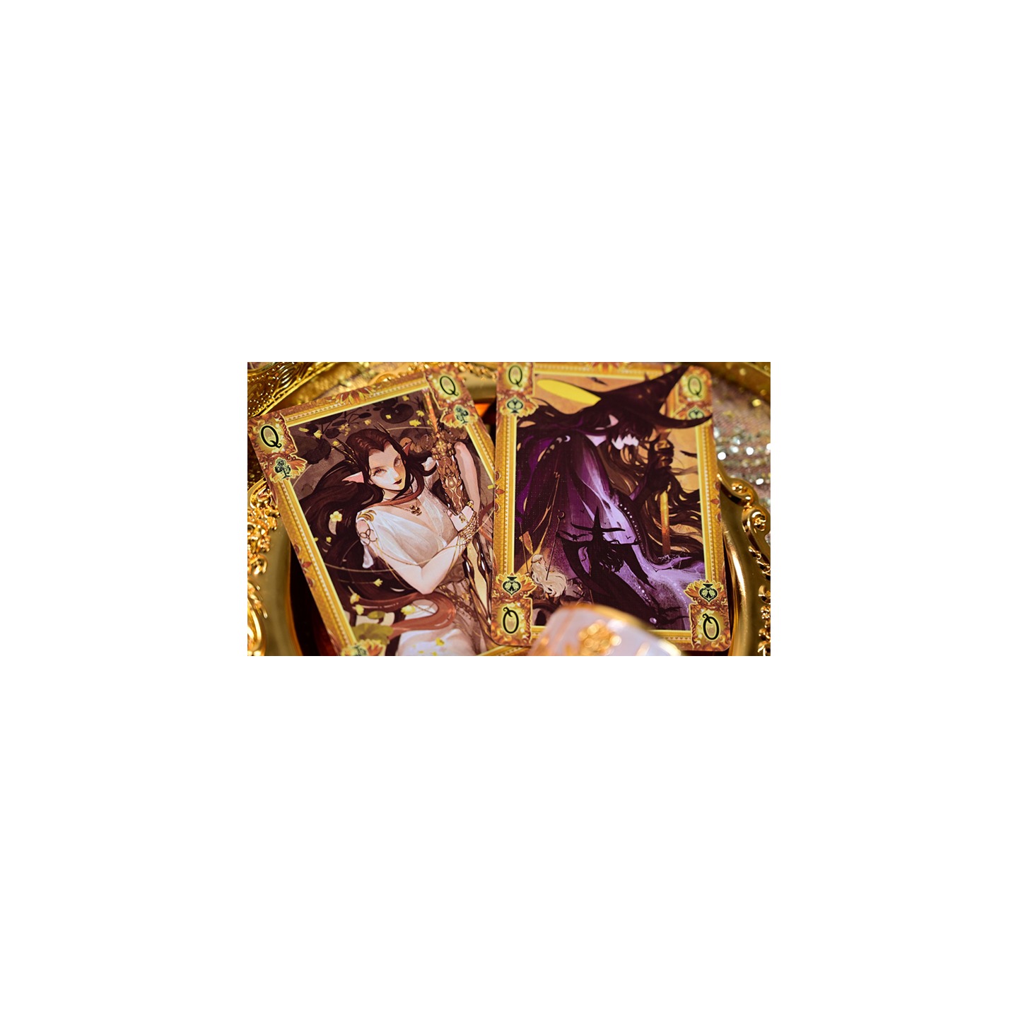King Arthur V2 (Golden Dawn) Playing Cards by KING STAR