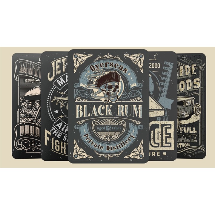 Black Rum Playing Cards