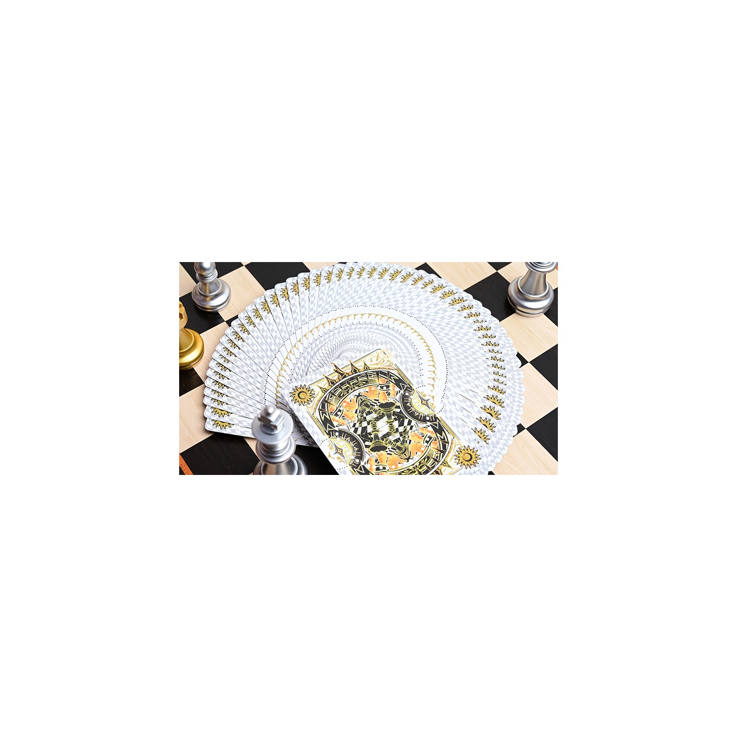 CHESS White Playing Cards by Hidden Light