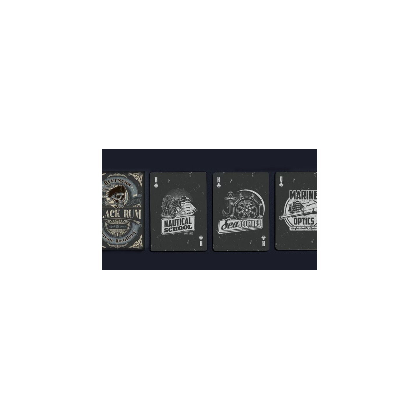 Black Rum Playing Cards