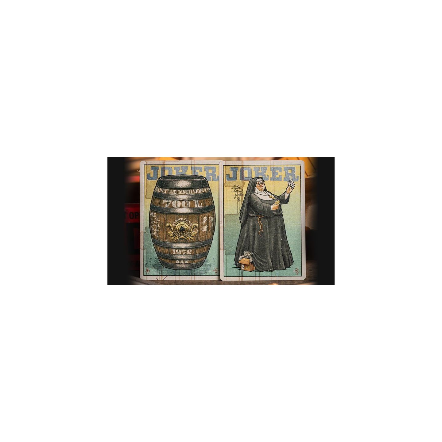 Odd Fellows (Sister Merry Gorda) Playing Cards by Stockholm 17