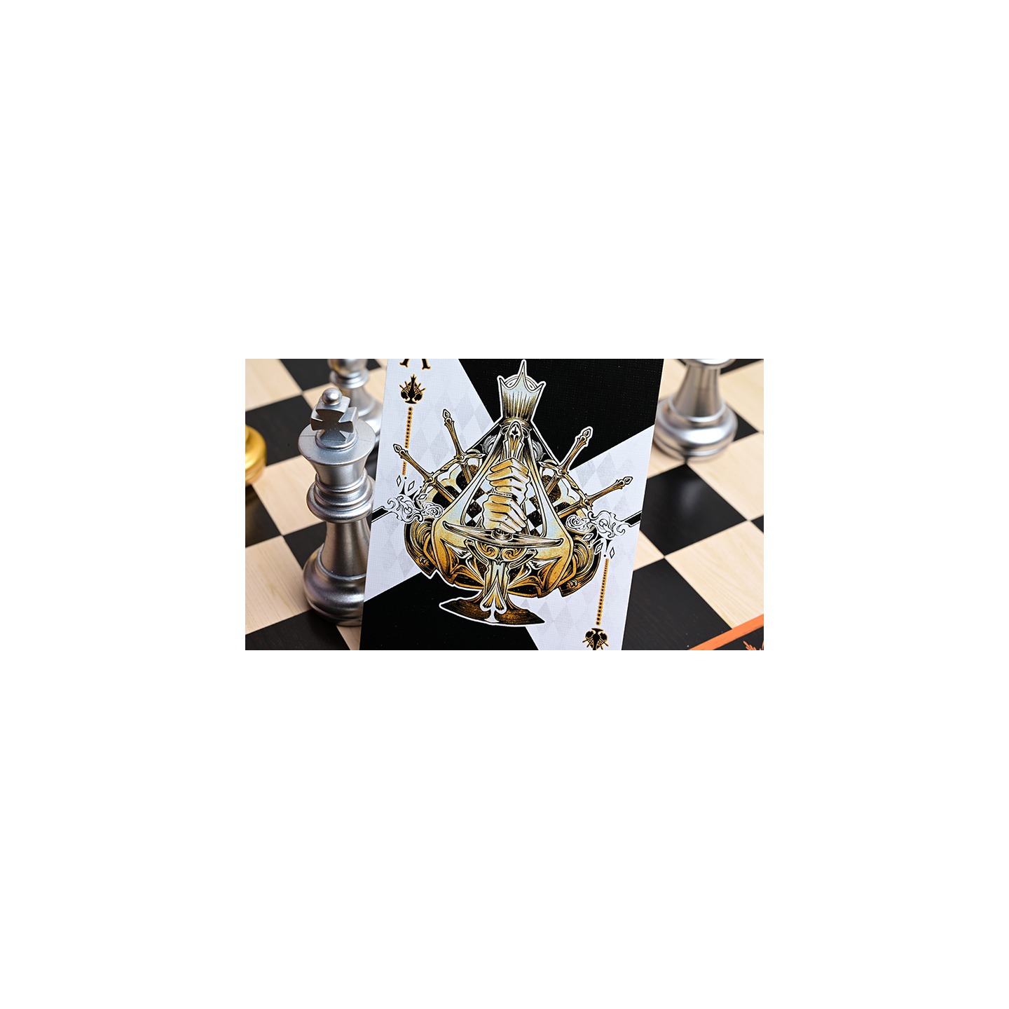 CHESS White Playing Cards by Hidden Light