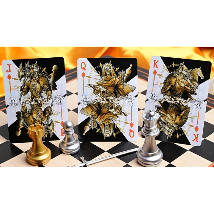CHESS White Playing Cards by Hidden Light
