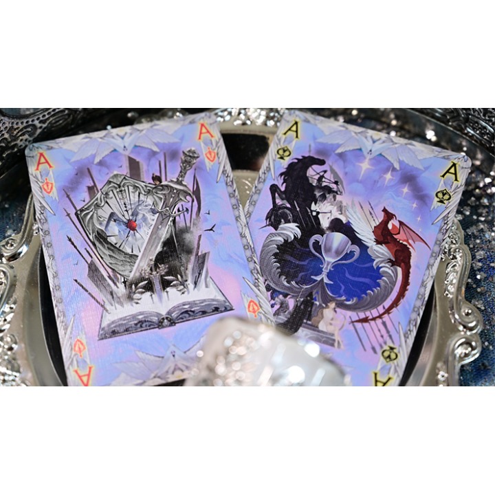 King Arthur V2 (Silver Fairyland) Playing Cards by KING STAR