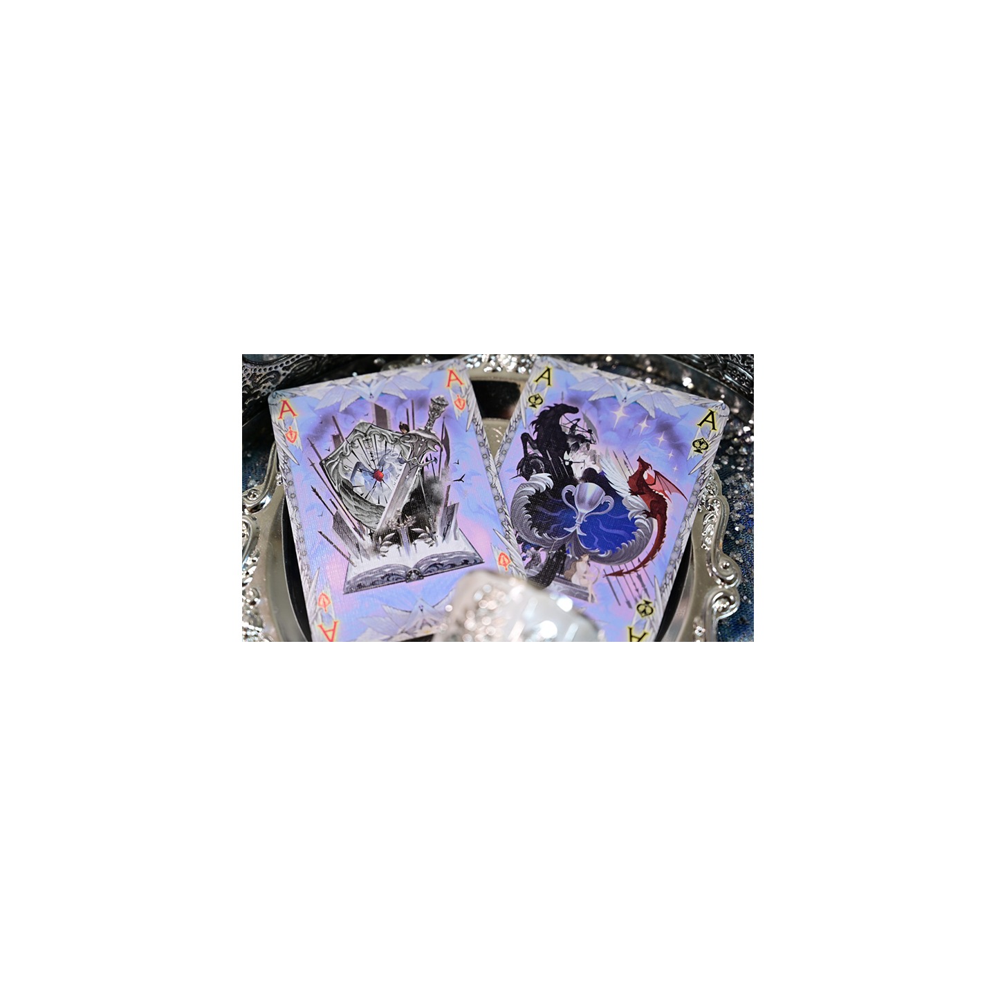 King Arthur V2 (Silver Fairyland) Playing Cards by KING STAR
