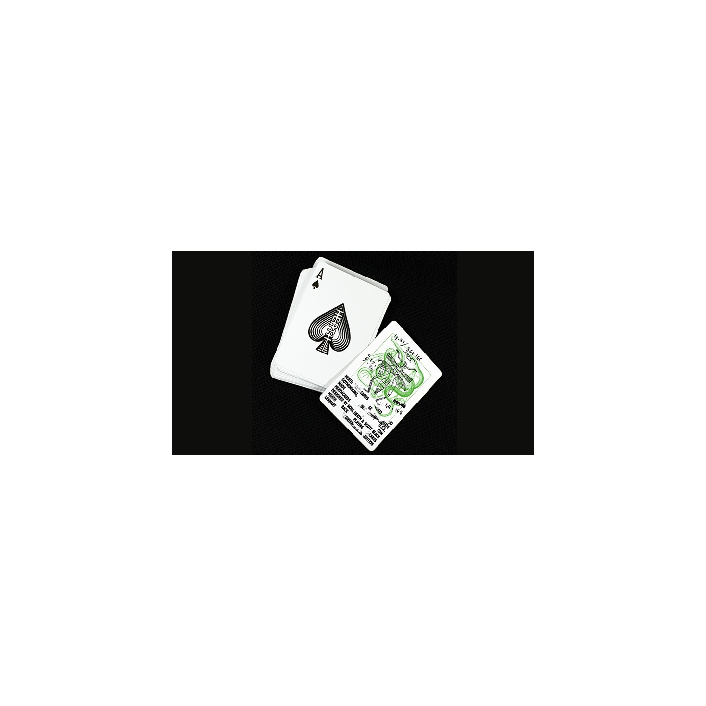 HEATH BACK PLAYING CARDS - LENNART GREEN EDITION Playing Cards