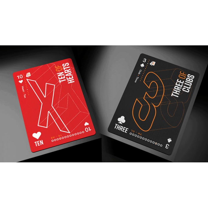 Grid Series Six- Typographic Playing Cards