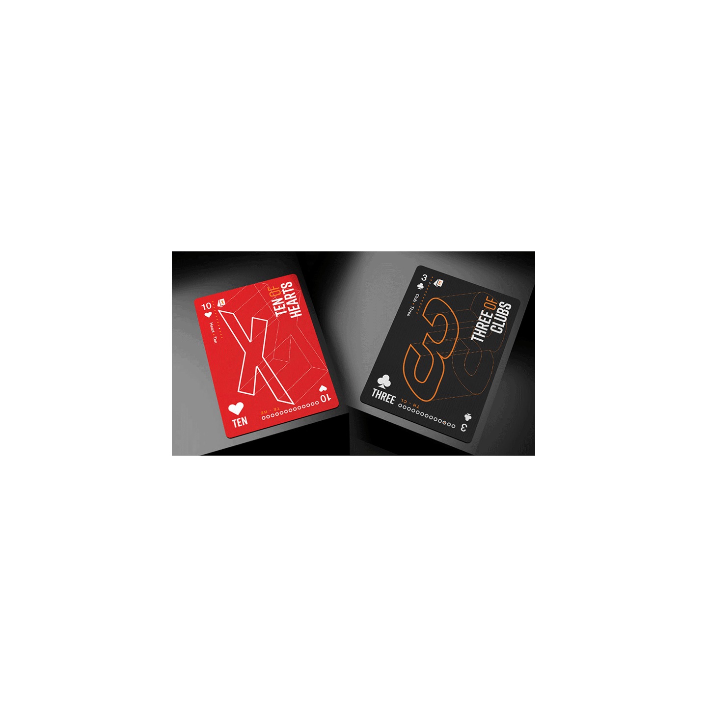 Grid Series Six- Typographic Playing Cards