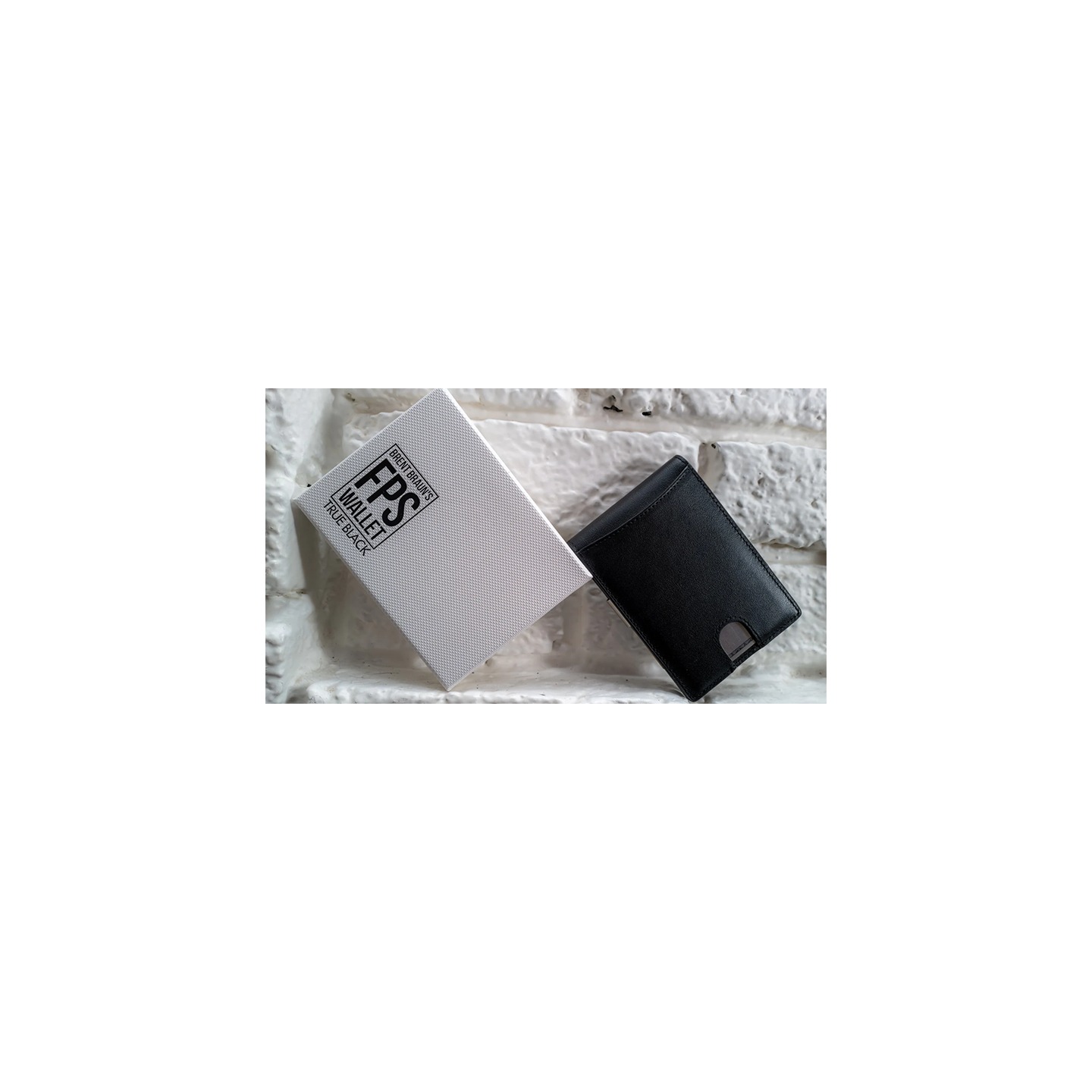 FPS Wallet True Black Leather (Gimmicks and Online Instructions) by Magic Firm