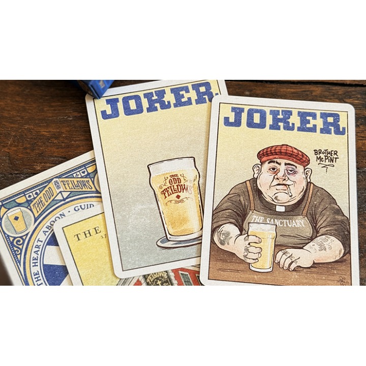 Odd Fellow Brother McPint Mini Playing Cards by Stockholm17