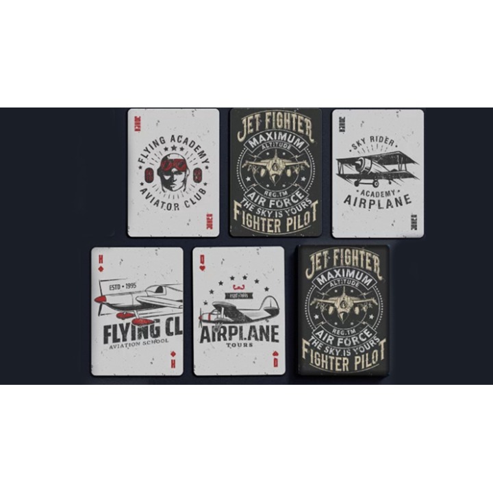 Jet Fighter Playing Cards