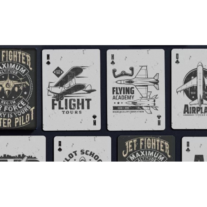 Jet Fighter Playing Cards