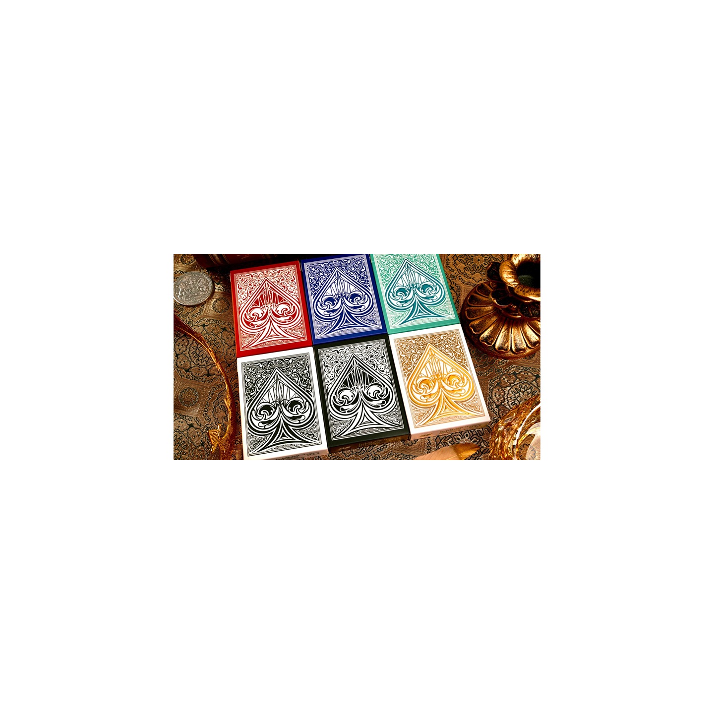 Sanctuary (Gold) Playing Cards