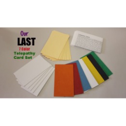 Mental Telepathy Cards (Color) by Chazpro Magic