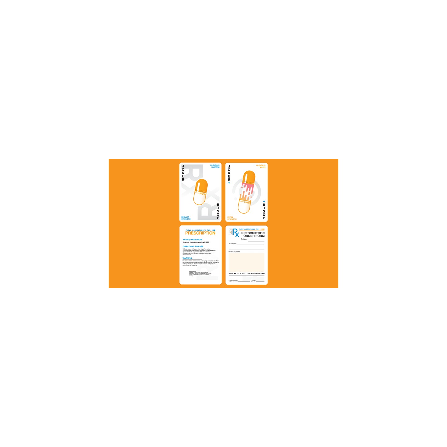 PRESCRIPTION Playing Cards