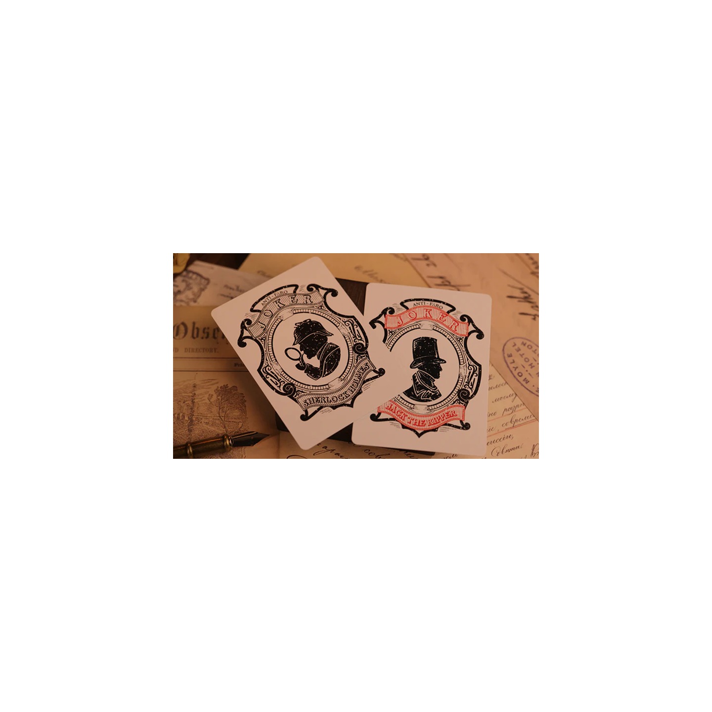 Jack the Ripper & Sherlock Holmes (Skewer Edition) Playing Cards