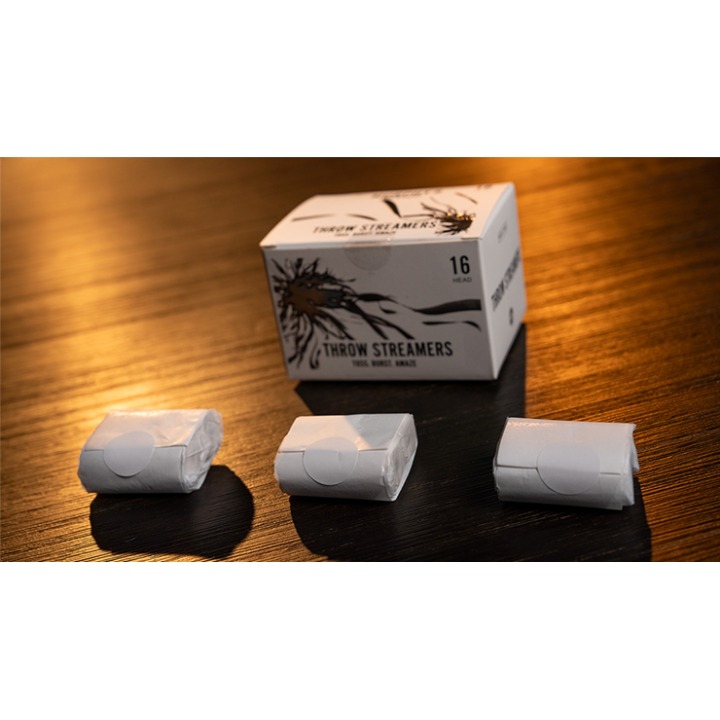 Throw Streamers 12 pk. (White / 16 Head) by Murphy's Magic