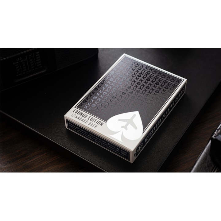 Lounge Edition Unmarked (Tarmac Black) by Jetsetter Playing Cards