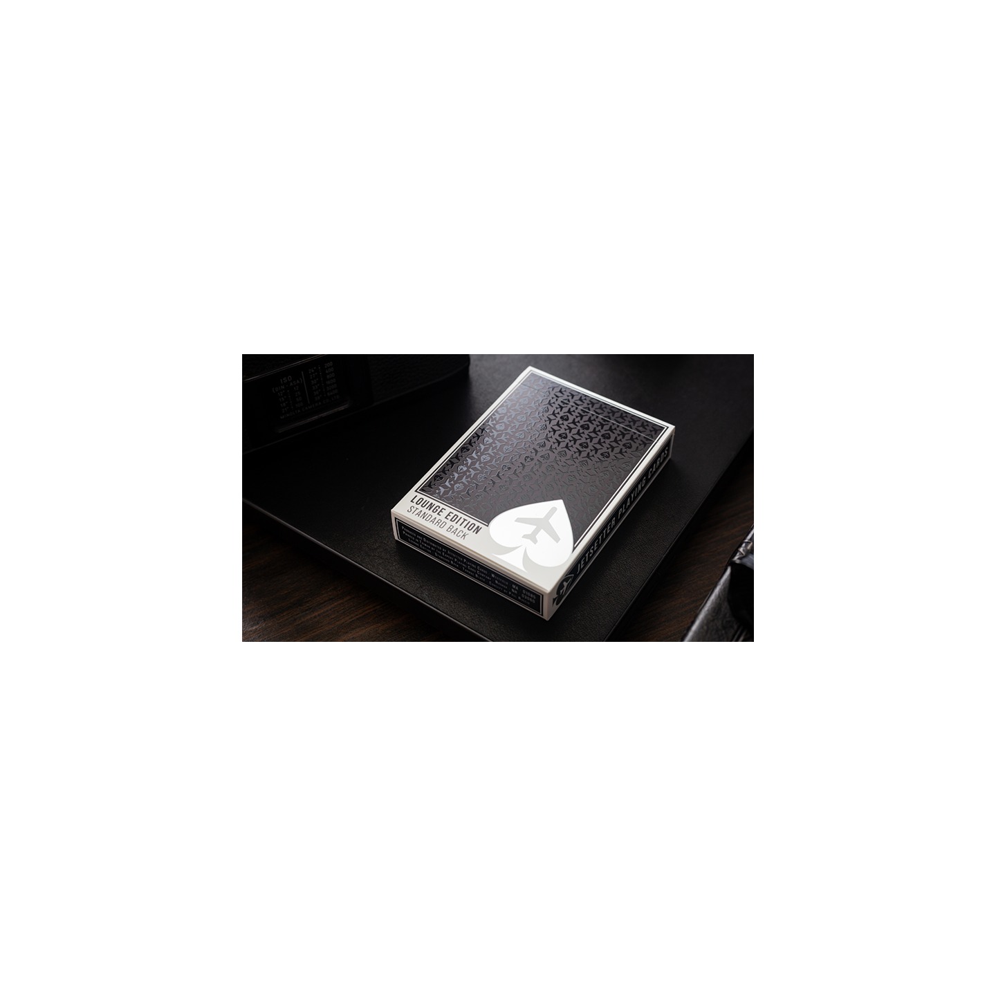Lounge Edition Unmarked (Tarmac Black) by Jetsetter Playing Cards