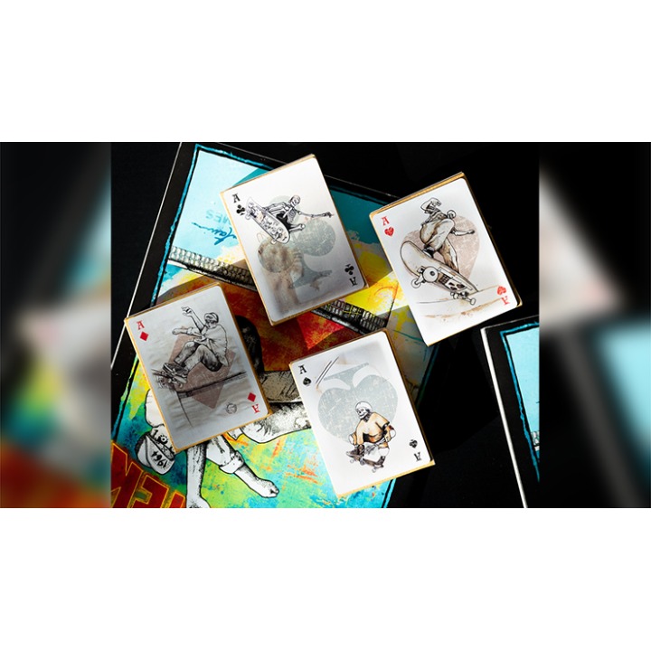 LANCE MOUNTAIN SKATING SKELETONS PLAYING CARDS