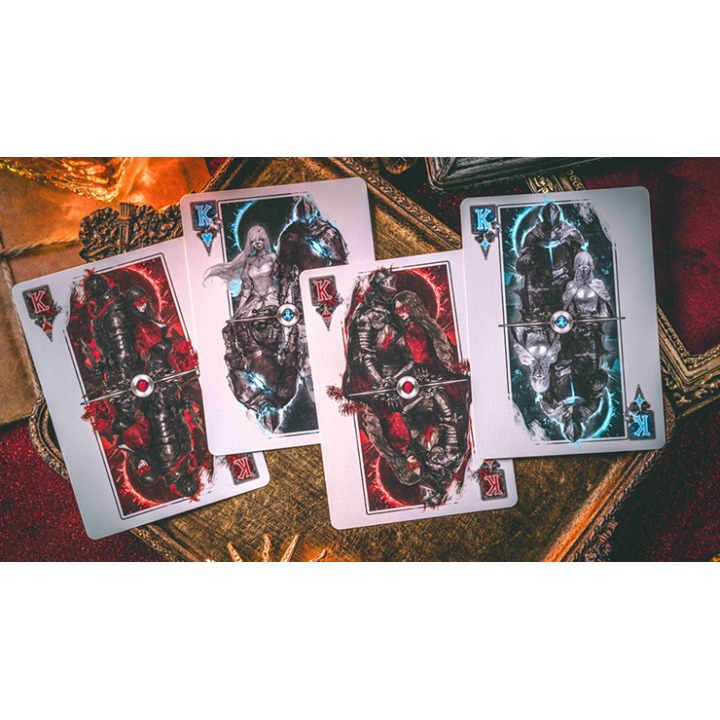 Death Knight (Inferno) Playing Cards by Evokad