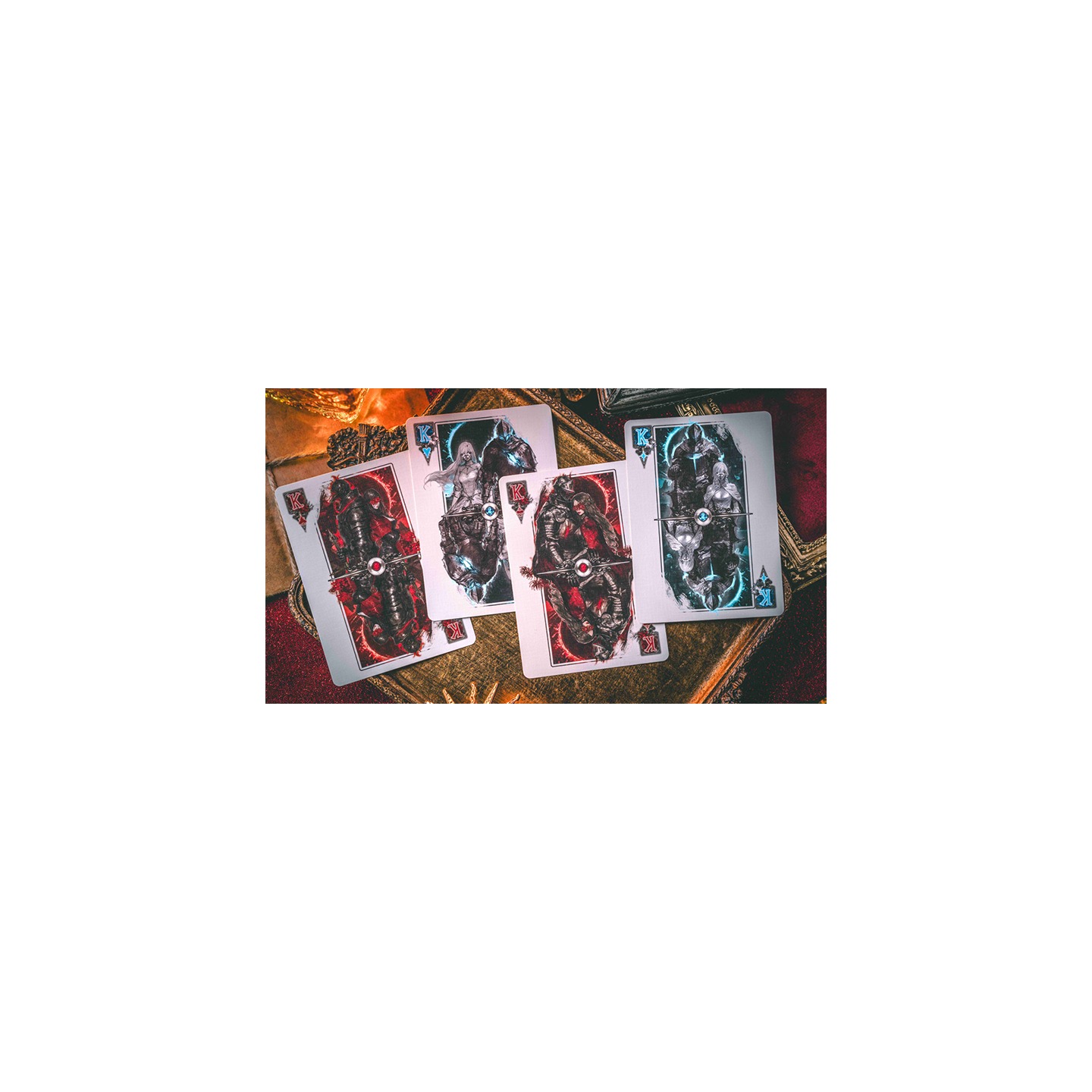Death Knight (Inferno) Playing Cards by Evokad
