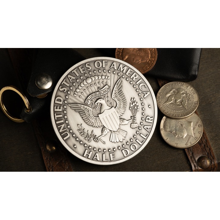 Bacon Jumbo Coin (Half Dollar) by Bacon Magic