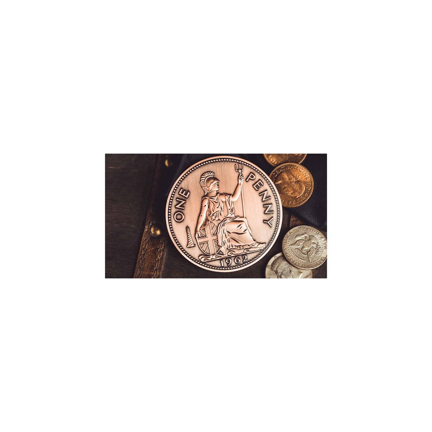 Bacon Jumbo Coin (English Penny) by Bacon Magic