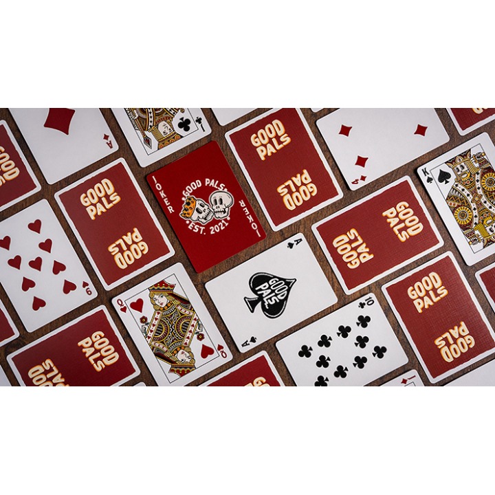 Good Pals Red Logo Playing Cards