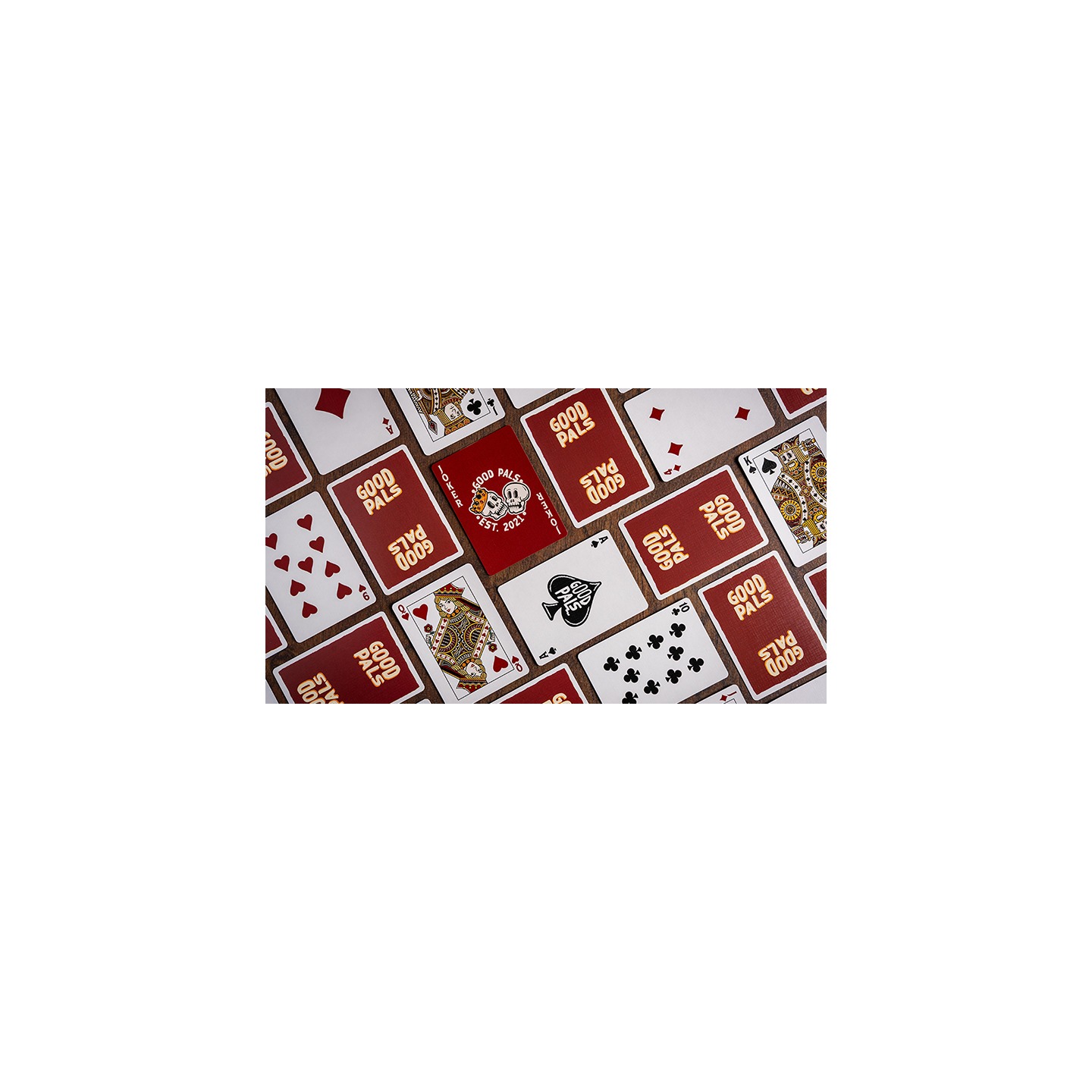 Good Pals Red Logo Playing Cards