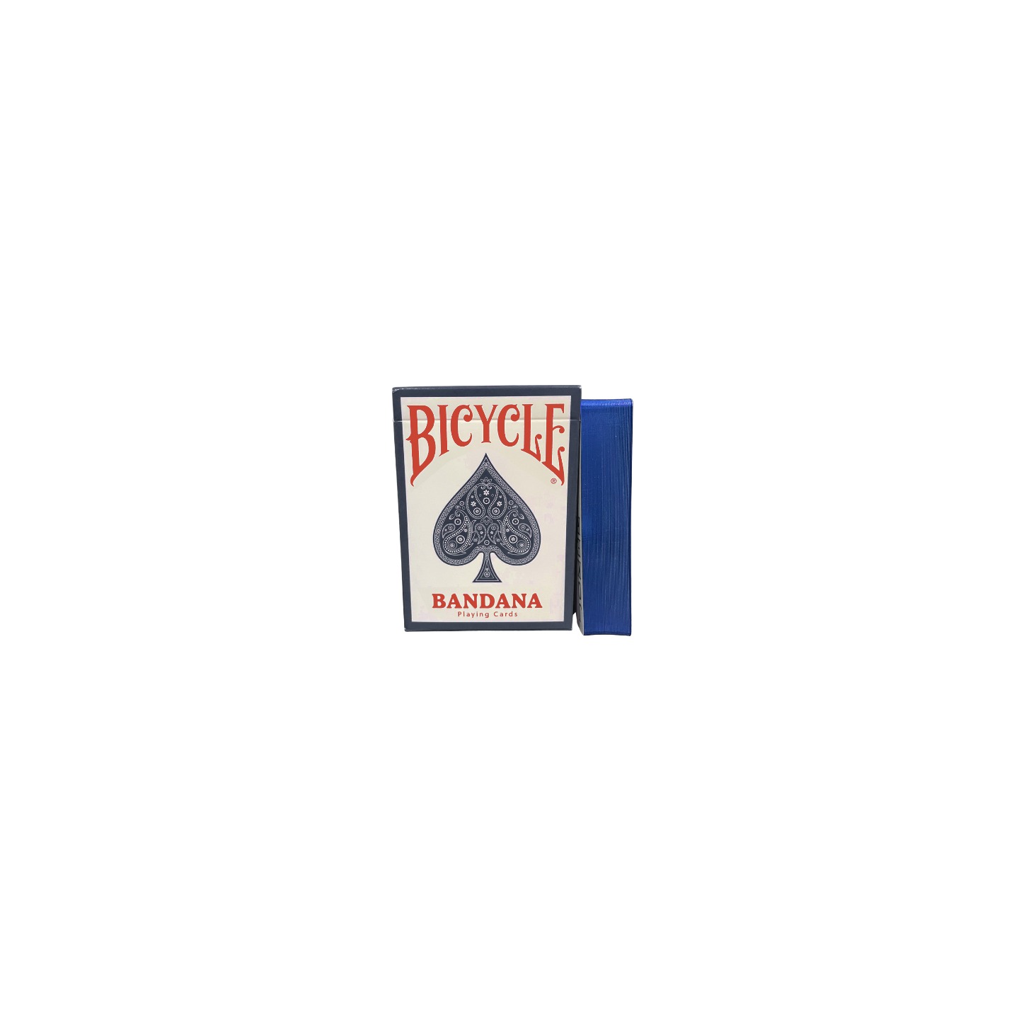 Gilded Bicycle Bandana (Blue) Playing Cards
