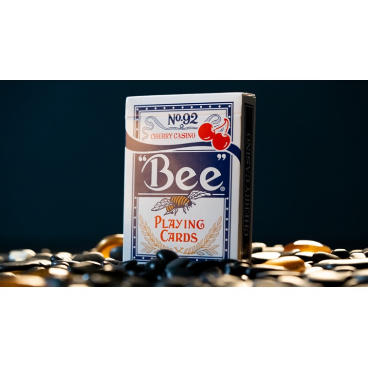 Limited Bee X Cherry (Blue) Playing Cards