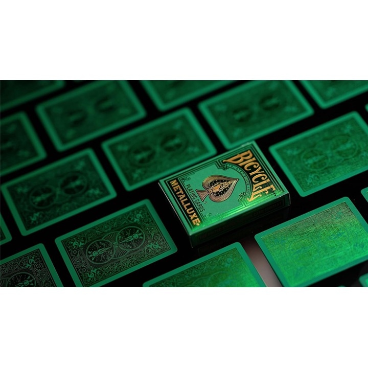 Bicycle Metalluxe Green Playing Cards by US Playing Card Co.