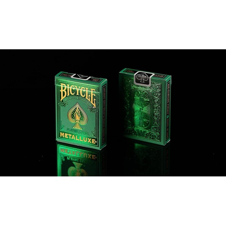 Bicycle Metalluxe Green Playing Cards by US Playing Card Co.