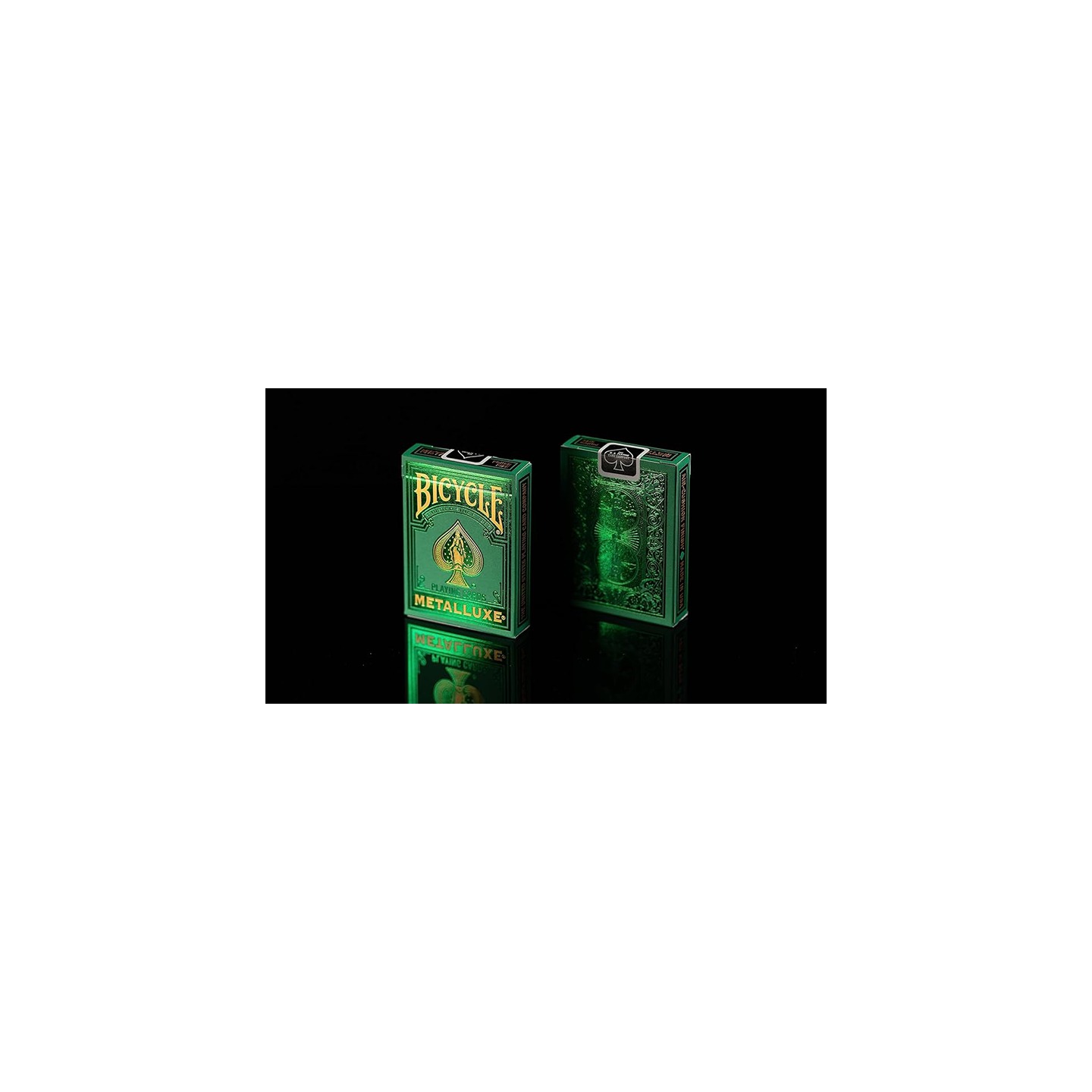 Bicycle Metalluxe Green Playing Cards by US Playing Card Co.