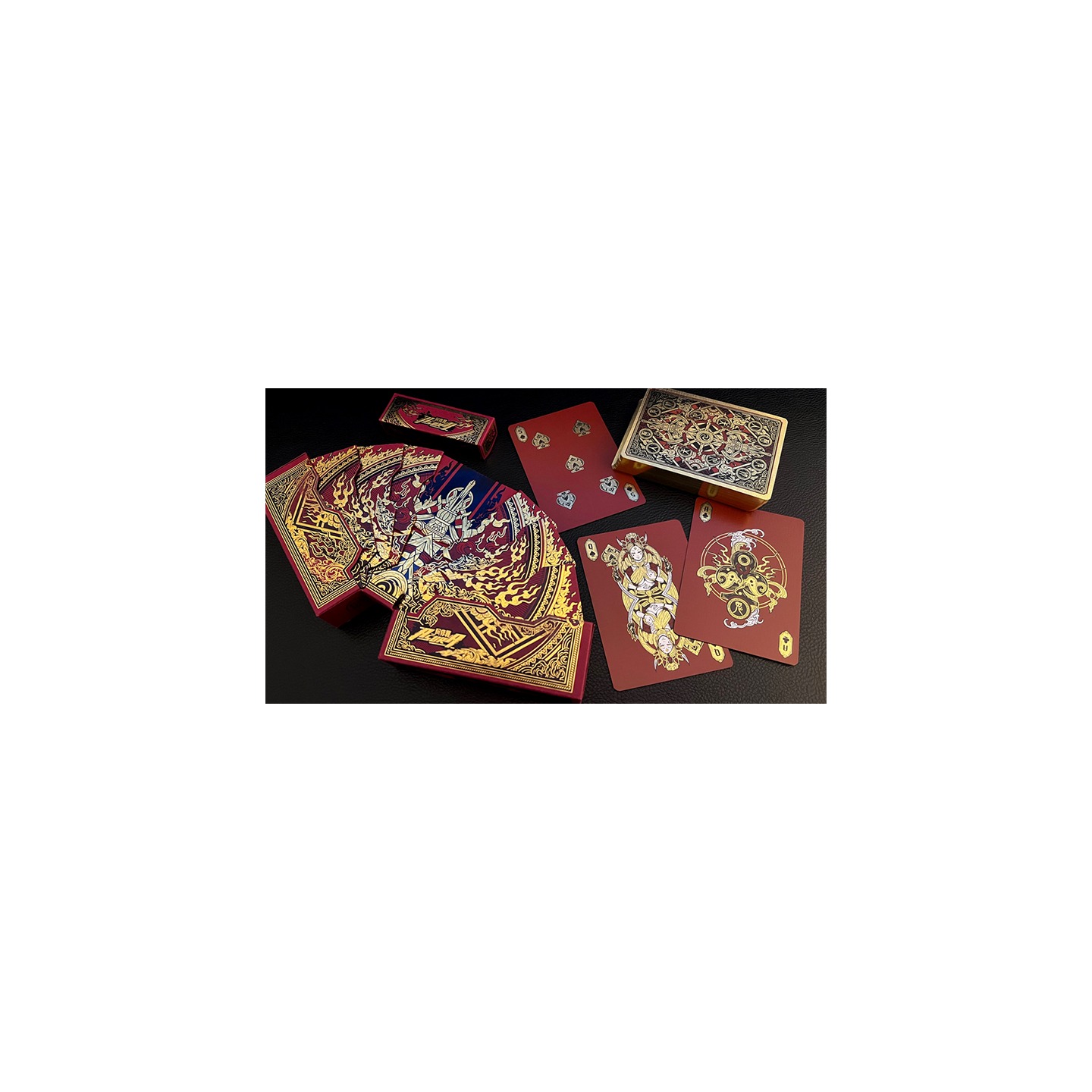 Asura Deluxe (Red) Playing Cards