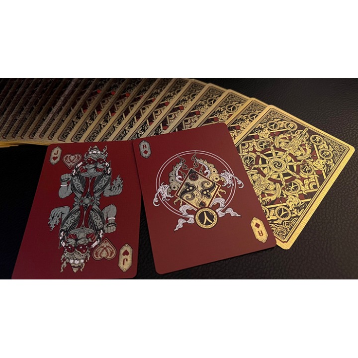 Asura Deluxe (Red) Playing Cards