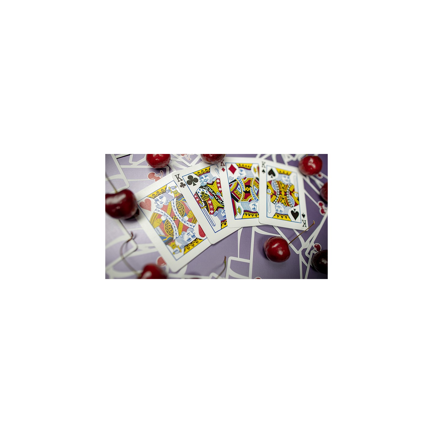 Cherry Casino (Desert Inn Purple) Playing Cards by Pure Imagination Projects