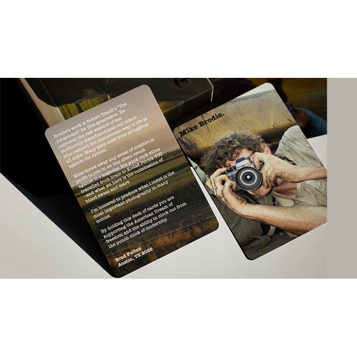 MIKE BRODIE APOJP PHOTOGRAPHIC PLAYING CARDS