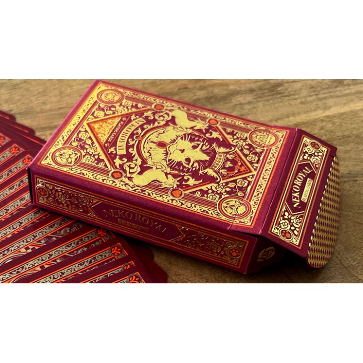 Neko Royal Red Playing Cards