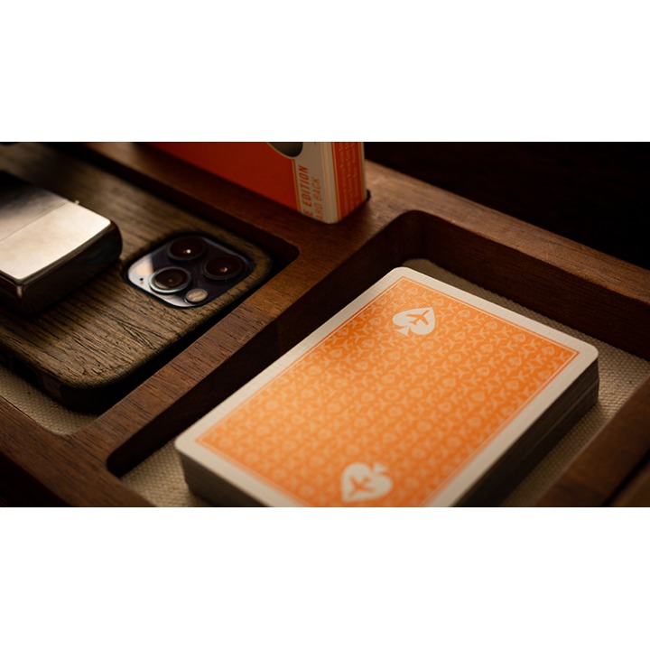 Lounge Edition in Hangar (Orange) by Jetsetter Playing Cards